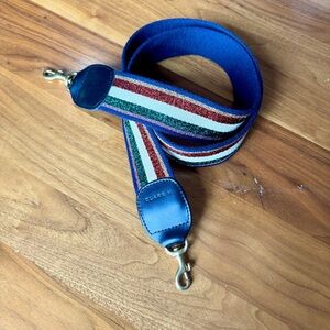 Clare V Crossbody Glitter Rainbow Strap